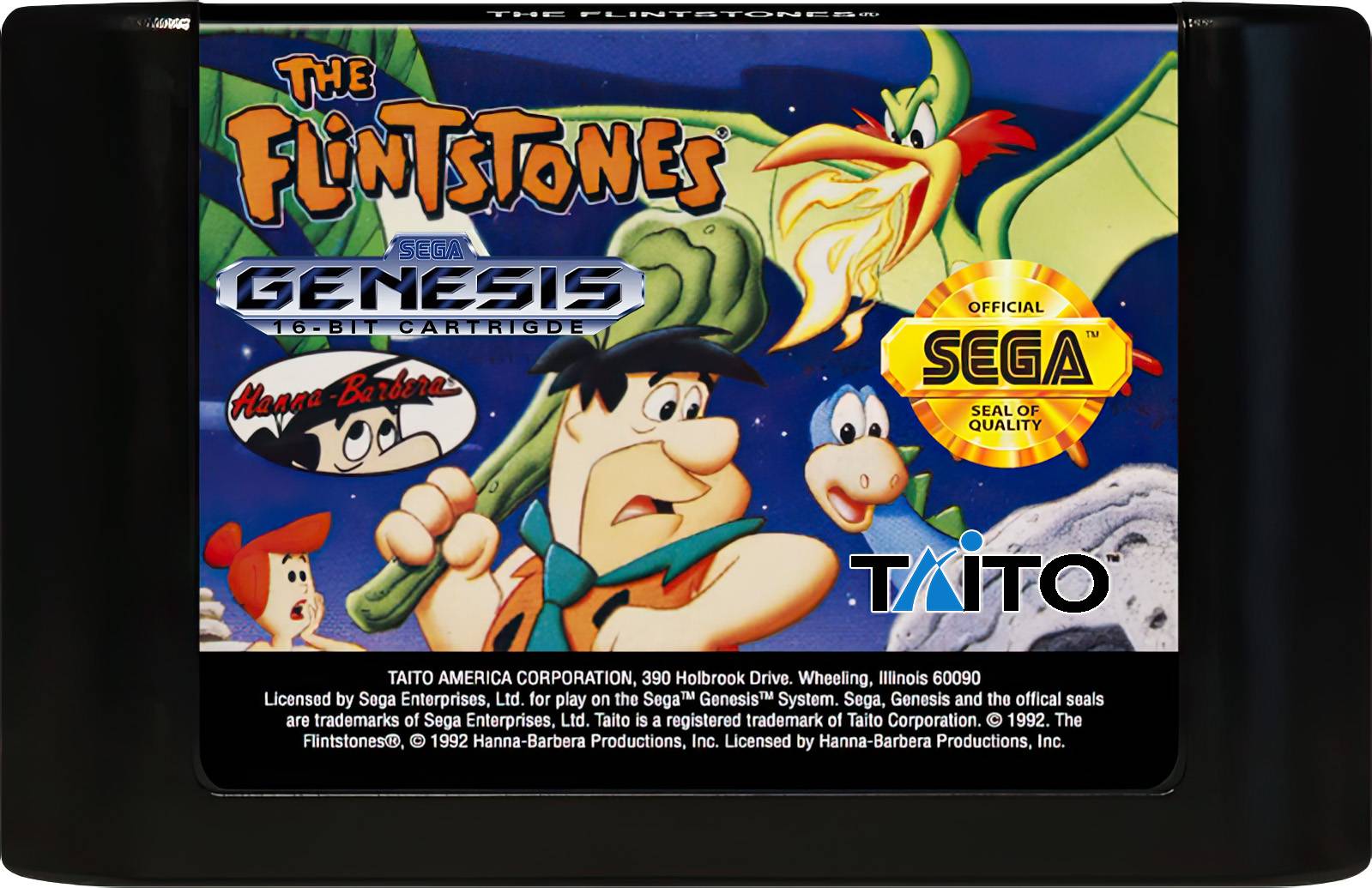 Лицензионный картридж Flintstones, The для Genesis